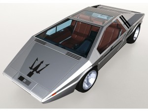 1971 maserati boomerang Model 3D