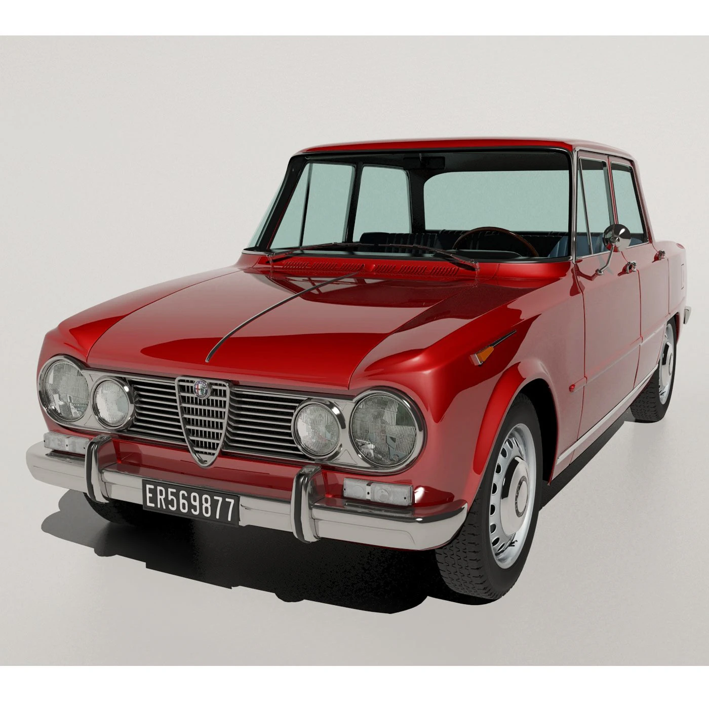 Alfa Romeo Giulia 1967 Modelo 3D .c4d .max .obj .3ds .fbx .stl .blend 