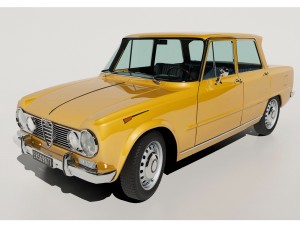 1967 alfa romeo giulia super Model 3D