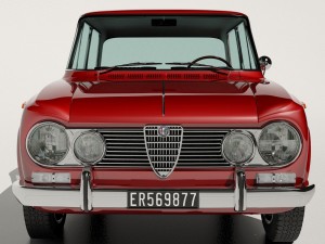 1967 alfa romeo giulia super Model 3D