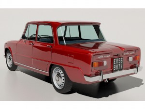 1967 alfa romeo giulia super Model 3D