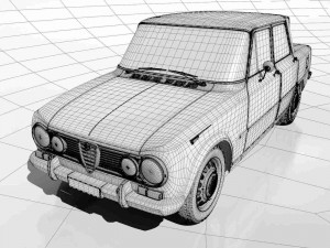 1967 alfa romeo giulia super Model 3D