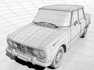 1967 alfa romeo giulia super Model 3D