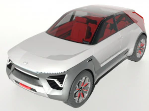 kia habaniro concept suv 3D Model