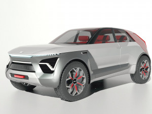 kia habaniro concept suv 3D Модель