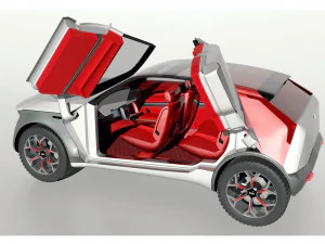 kia habaniro concept suv 3D Model