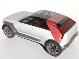 kia habaniro concept suv 3D Модель