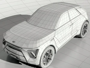 kia habaniro concept suv 3D Model