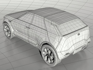 kia habaniro concept suv 3D Модель