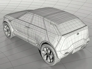 kia habaniro concept suv 3D Model