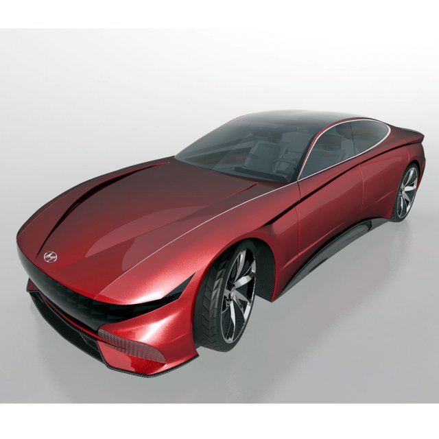 hyundai la fil rouge concept 3D 모델 .c4d .max .obj .3ds .fbx .stl .blend 