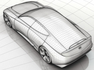 hyundai la fil rouge concept 3D 모델