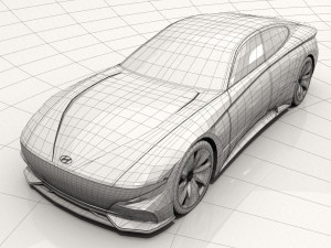 hyundai la fil rouge concept 3D 모델