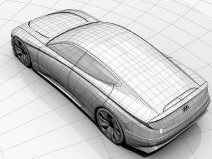 hyundai la fil rouge concept 3D 모델