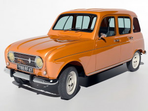 1967 renault r4l Model 3D