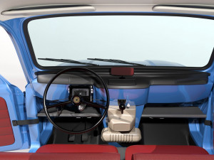 1967 renault r4l 3D 모델