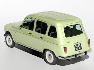 1967 renault r4l 3D 모델