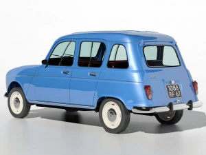 1967 renault r4l 3D Model