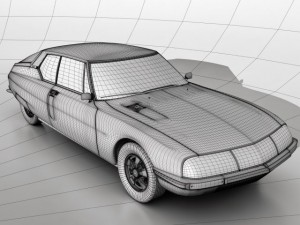citroen sm Model 3D