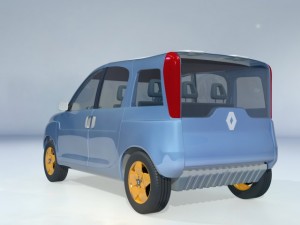renault r4l concept Model 3D