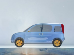 renault r4l concept Model 3D
