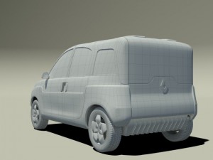 renault r4l concept Model 3D