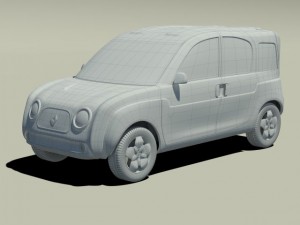 renault r4l concept Model 3D