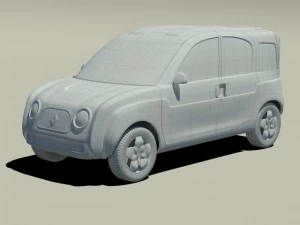 renault r4l concept 3D Model