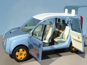 renault r4l concept 3D Model