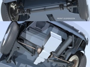 fiat nuova 500 1958 3D Model