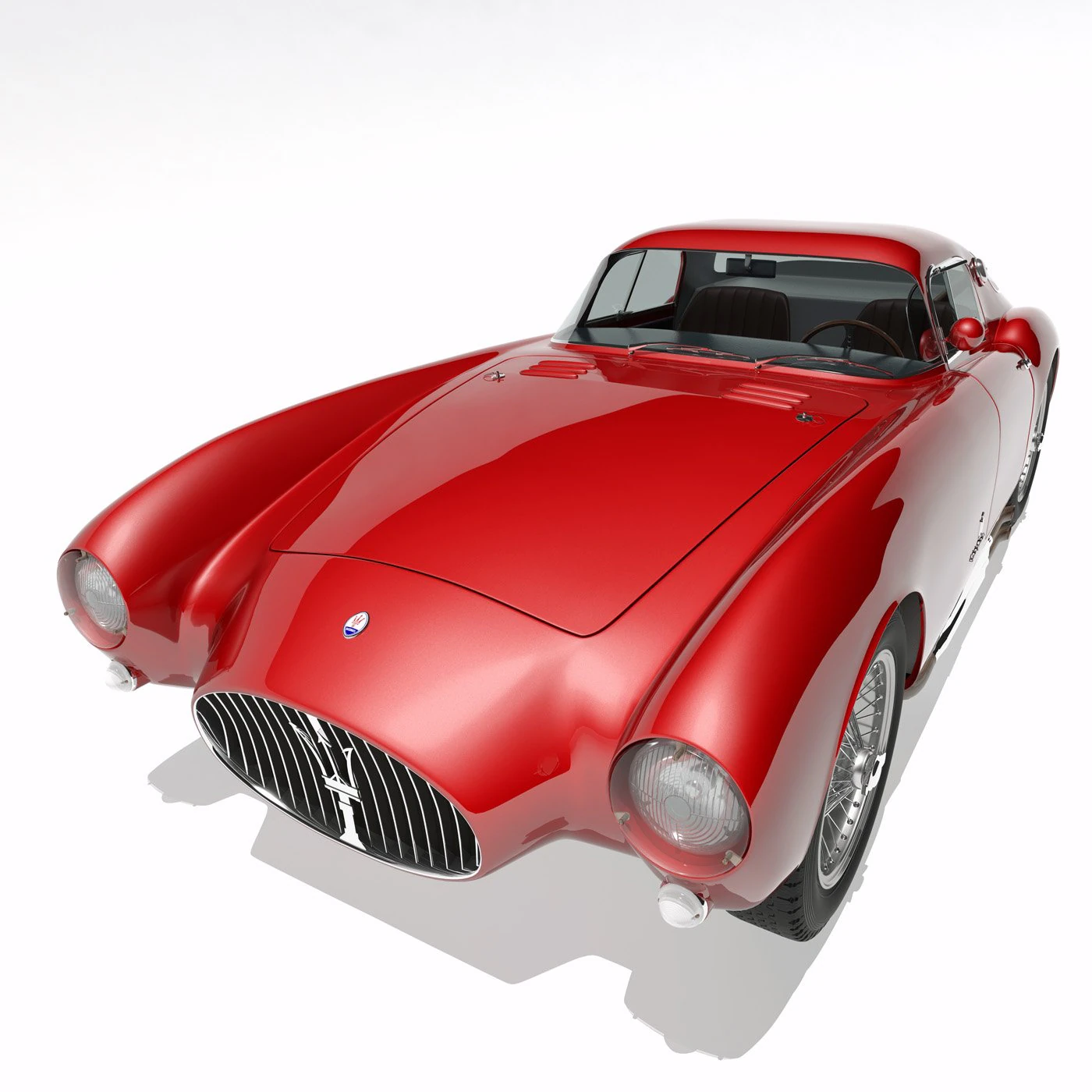 maserati a6 gcs53 pininfarina berlinetta 3D Model .c4d .max .obj .3ds .fbx .stl .blend