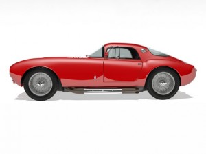 maserati a6 gcs53 pininfarina berlinetta 3D Model