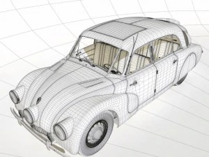 1947 tatra t87 3D Model