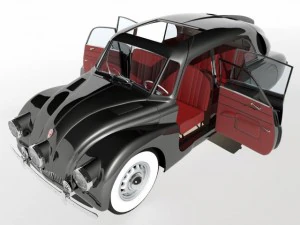 1947 tatra t87 3D Model