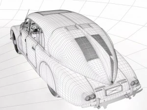 1947 tatra t87 3D Model