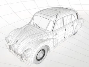 1947 tatra t87 3D Model