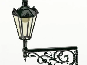 prague streetlamps j a set of three 3D Model