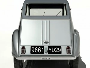 citroen 2cv 1958 3D Model