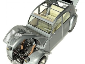 citroen 2cv 1958 3D-Modell