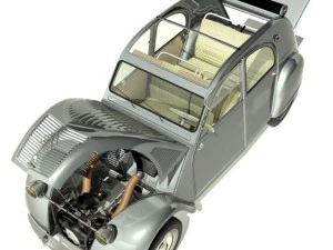 citroen 2cv 1958 3D Model