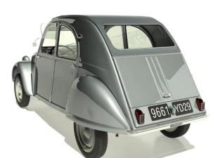 citroen 2cv 1958 3D Model