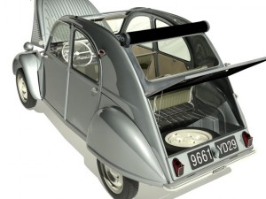 citroen 2cv 1958 3D-Modell