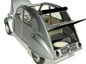 citroen 2cv 1958 3D Model