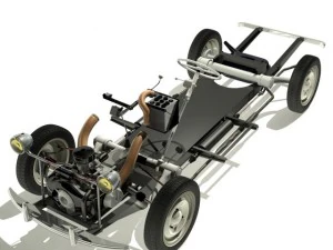 citroen 2cv 1958 3D Model