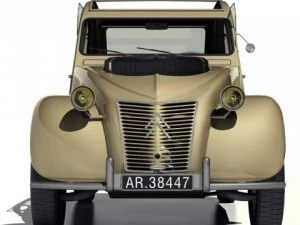 1958 citroen 2cv sahara 4x4 3D Model