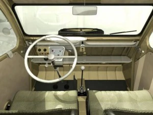 1958 citroen 2cv sahara 4x4 3D Model