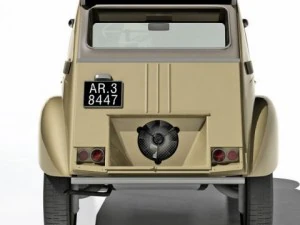 1958 citroen 2cv sahara 4x4 3D Model