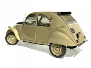 1958 citroen 2cv sahara 4x4 3D Model