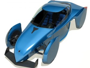 shrike gt  concept sports ev Model 3D