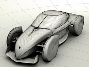 shrike gt  concept sports ev 3D Model